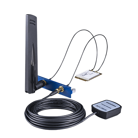 Wireless Communication iDoor series focuses on WiFi/Bluetooth, Zigbee, RFID/NFC, GSM/GPRS/3G and LTE solutions for industrial IoT. The antenna kit of WiFi/BT/3G/4G offers flexiblility with more Advantech’s modules selection. 