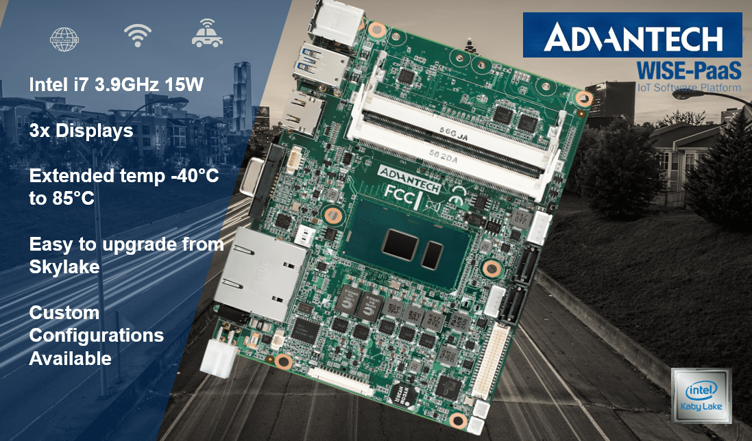 Advantech Embedded Single Board Computers (SBC) series include: 2.5