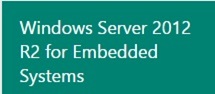 Windows Server 2012 R2 for embedded system Standard Version (4 CPU, 5 CALs)
